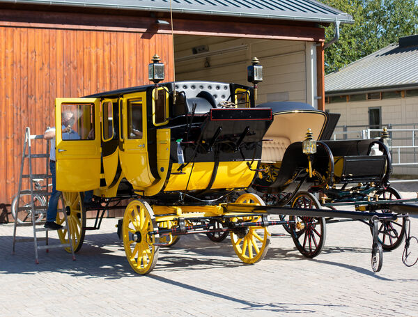 Vorbereitung Hengstparade Moritzburg