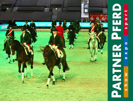 Quadrille der Deutschen Landgestüte zur PARTNER PFERD