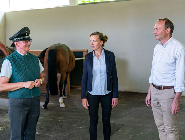 Besuch Staatsminister Hauptgestüt Graditz