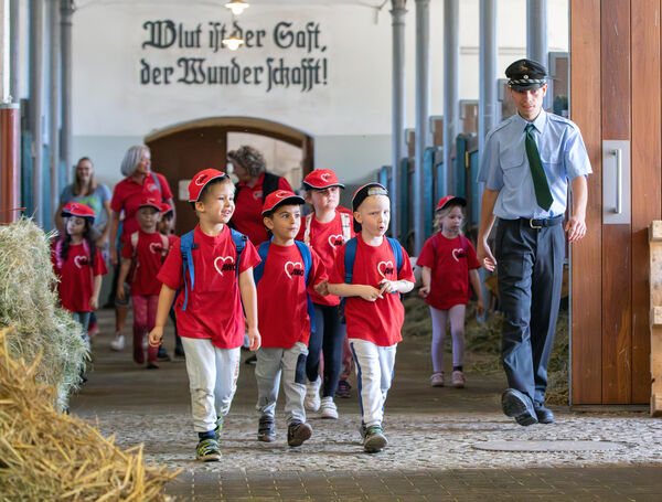 Kindertag im Hauptgestüt Graditz