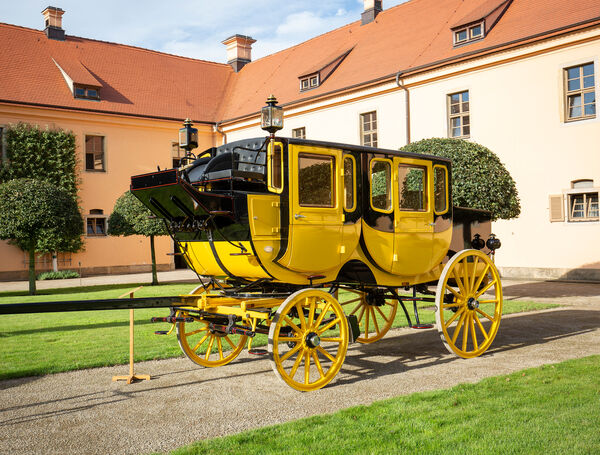 Landgestüt Moritzburg Görbert Lesung Kutschwagen